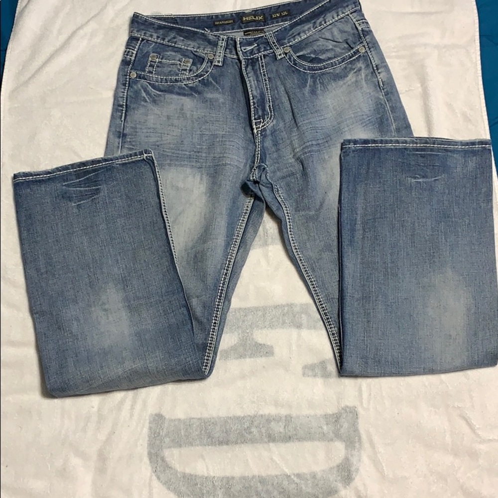 Helix blue jeans